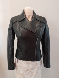 Giacca di pelle di NAPPA di agnello da donna