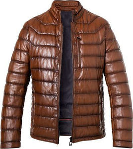 Veste en cuir véritable de haute qualité pour hommes Designer Bomber Coat Streetwear décontracté Slim Fit en cuir PU vestes de moto en gros - Product Image 1