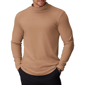 Camisas Casuales de Manga Corta con Cuello Redondo para Hombre, 100% Algodón, Secado Rápido, Tejido Ligero de Punto, Venta al por Mayor - Product Image 4