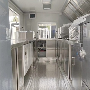 Fully Equipped 14ft <strong>Food</strong> <strong>Trailer</strong> <strong>Fast</strong> Mobile Kitchen for Pizza Coffee for Coffee Pizza <strong>Fast</strong> <strong>Food</strong> Truck Mobile Bar - Product Image 2
