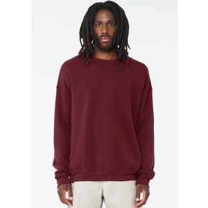 Suéter de manga larga de Color sólido para primavera y otoño para hombre, sudadera informal de cuello redondo con hombros caídos - Product Image 3