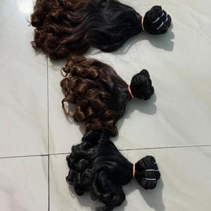 Extensiones de cabello humano virgen con ondas de cuerpo indio crudo Natural 100%, extensiones de cabello sin procesar de grado 15A de un proveedor de confianza - Product Image 4