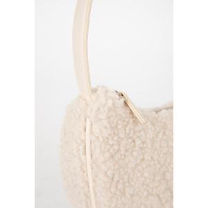 Borsa in peluche a mano da donna