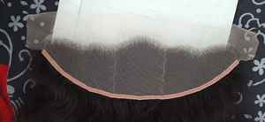 Meilleure vente 13X4 droite transparente fermeture à lacet Original indien cheveux bruts armure droite ondulée extensions de cheveux humains - Product Image 5