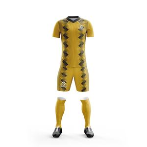 Bajo MOQ Kit de fútbol personalizado sublimación uniforme de fútbol hecho de tela de poliéster de alta calidad ropa deportiva adultos OEM - Product Image 5