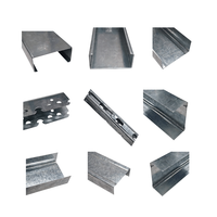 Système de profilés métalliques légers pour cloisons et ossatures de cloisons, profilés en acier pour cloisons sèches démontables, pour murs modulaires reconfigurables