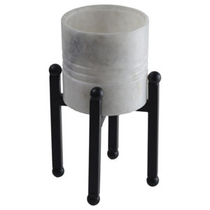 Macetas Redondas Blancas con Acabado Pintado, Macetas y Jardineras de Hierro Ideales para Interiores, Perfectas para Cualquier Espacio - Product Image 4