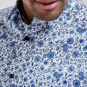 เสื้อเชิ้ตผ้าฝ้ายผ้าลูกฟูกแขนยาวสำหรับผู้ชายสินค้ามาใหม่2023ออกแบบได้ตามต้องการฤดูใบไม้ร่วง - Product Image 4