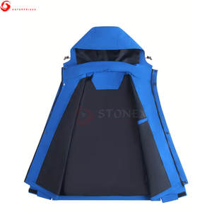 Veste coupe-vent de sport pour homme de haute qualité, toile fine, à capuche, imperméable, élégante, professionnelle - Product Image 3