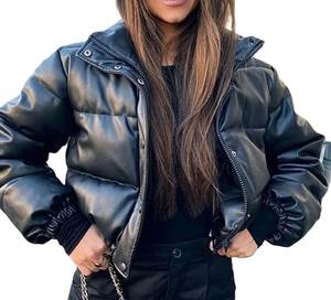 Veste d'hiver personnalisée en couleur en gros Veste bouffante coupe-vent de qualité supérieure Veste décontractée et élégante pour femmes - Product Image 3