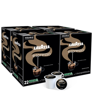 (4 pack) Lavazza Espresso Keurig K-Cup Pods, Medium Roast, 100% Arabica (22 Pods) - Product Image 1
