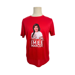 เสื้อยืดลำลองผ้าถักแบบแห้งเร็วของผู้ชายเสื้อลำลองแบบถักสีระบายความร้อนได้สำหรับแคมเปญหาเสียงของฟิลิปปินส์ - Product Image 1