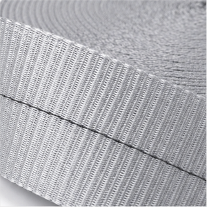 PROVINA High Tenacity Raw <b>100</b>% <b>Polyester</b> Texturized Slub <b>Yarn</b> Ring Spun Webbing Strap 25-50mm Breaking Load 250kg-5000kg - Product Image 5