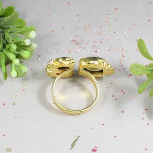 Cadena de cuerpo fino de plata de ley 92,5 con anillo de piedras preciosas múltiples - Product Image 4