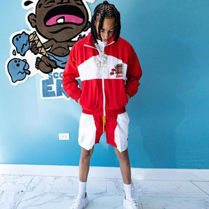 Men's High Quality Vintage Streetwear Breathable Windbreaker Two-Piece Custom Logo New Design Waterproof Shorts Summer Custom - Product Image 2