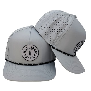 Casquette de baseball unisexe en toile imperméable avec broderie 3D en relief pour l'été - Product Image 1