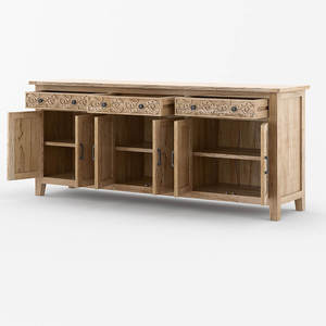 Juego de espejo de mesa de consola de madera maciza de caoba dorada antigua hecho a mano de lujo de mediados de siglo moderno dormitorio apartamento tocador - Product Image 3