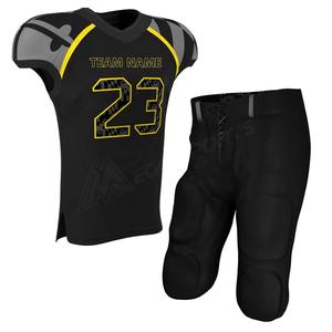Breathable Quick Dry American Football Uniform Custom Name Number Teamwear Youth <b>Set</b> - Product Image 5