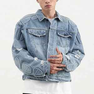 Custom Casual Denim <b>Jacket</b> Factory Wholesale Women Big and Tall Big & Tall <b>Trucker</b> <b>Jacket</b> Ladies <b>Jacket</b> Jeans 100% Cotton Shell - Product Image 2