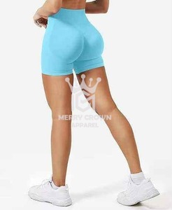 Mujeres Gimnasio Ropa deportiva Fitness Workout Pantalones cortos sin costuras Scrunch Butt Lift Yoga pantalones cortos de mujer - Product Image 6