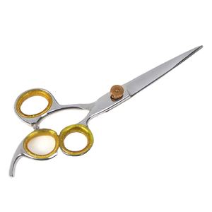 Fournitures de barbier Outils de coiffure Ciseaux de coiffeur de coiffure en acier inoxydable avec lame droite tranchante Autres équipements de beauté - Product Image 1