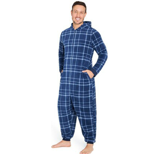 ชุดนอนผู้ชายแบบมีซิปชุดวันซี่มีกระเป๋าชุดนอนหรูหราระบายอากาศได้กำหนดเอง2025ชุดวันซี่มีซิปดีไซน์ล่าสุด - Product Image 5