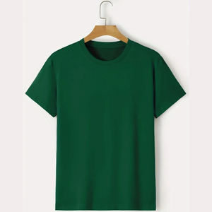 T-shirt vierge 100 % coton à manches courtes pour homme, modèle 2025, qualité supérieure, le plus vendu, personnalisable avec logo, style streetwear - Product Image 1