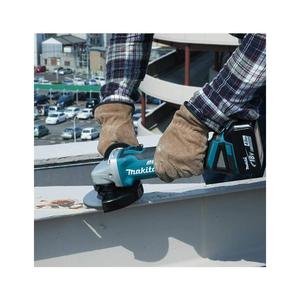 Amoladora Angular Inalámbrica Profesional Azul de 18V, Mini Amoladora Eléctrica con Interruptor Deslizante, Diámetro de Disco de 125mm para Pulir - Product Image 5