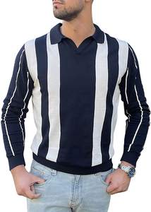 Camisa de Manga Larga para Hombre, Corte Ajustado, Diseño de Parches, Tejido de Punto, Secado Rápido, Transpirable, Colores y Tallas Personalizables, Calidad Premium - Product Image 5