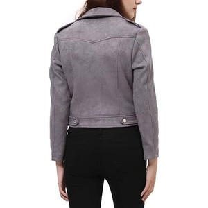 Veste en daim pour femme à prix de gros, style décontracté, toutes tailles disponibles, design personnalisable, vestes en daim pour femme - Product Image 2