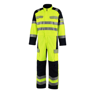 Salopette de travail haute visibilité légère - Polyester/Coton respirant et imperméable, séchage rapide, couleur unie, emballage personnalisé - Product Image 1