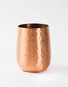 Hammered Style Drinking Cups Party Ware <b>Gift</b> for Your Loved Glass Items Copper Water Glass for Tumblers - Product Image 6
