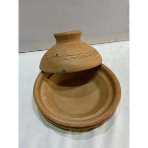 Tajine marocain authentique fait main en céramique, pot de cuisson traditionnel pour four et cuisinière, résistant à la chaleur, écologique pour cuisines - Product Image 1