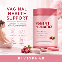 Probiotiques végétaliens haute puissance pour femmes, pour l'équilibre de la flore vaginale et de la levure, avec extrait naturel de canneberge – Approvisionnement direct usine