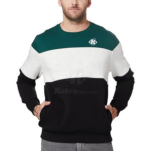 Sweat-shirt pour homme de haute qualité, respirant, pour l'hiver, uni, décontracté, en polyester/coton - Product Image 1