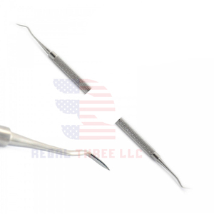 Juego de cureta Dental compuesto profesional de 4 piezas, instrumento Carver reutilizable para equipo de llenado de limpieza de llenado restaurativo - Product Image 3