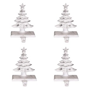 Soporte de calcetín de Navidad de Metal elegante moderno para chimenea Mantel Festive Holiday Hanging Display Rack - Product Image 5