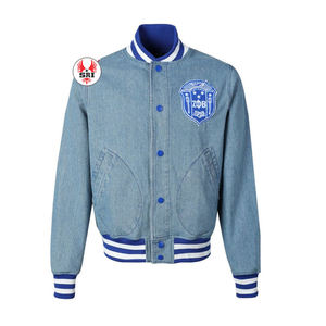Zeta Phi Beta Veste zippée légère pour les membres ZPB Vêtements de sororité en polyester décontractés pour superposition et veste en jean confortable - Product Image 3