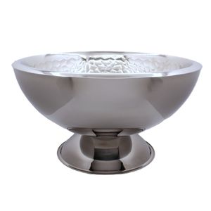 Bol de service robuste en acier inoxydable idéal pour les événements de restauration ou les restaurants avec des propriétés durables de résistance à la rouille - Product Image 2
