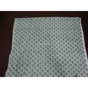 Indian Cloth Textile 100% Cotton Multi-Color Garment Material Wholesale Running Fabric Floral Hand Block Print - Product Image 2