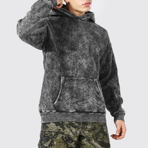 Dernier design de sweats à capuche pour hommes en denim délavé, de haute qualité, respirants, confortables, sweats à capuche en denim délavé pour hommes à prix raisonnable - Product Image 1