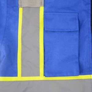 Sweat-shirts à haute visibilité pour hommes, vente chaude, logo/design personnalisé, respirant, réfléchissant, imperméable, vêtements de travail tendance, haute visibilité - Product Image 5