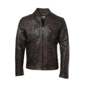 Veste de moto pour hommes de qualité supérieure vêtements de mode en cuir en vrac personnalisés meilleur matériel à capuche top vente style tendance - Product Image 5
