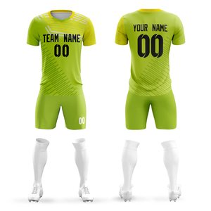 Precio de fábrica personalizado adultos de secado rápido traje de fútbol Jerseys conjunto completo impresión Digital uniformes de fútbol 100% poliéster Animal - Product Image 5