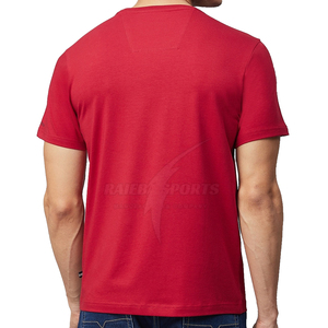 T-shirts pour hommes, nouveau design, avec logo personnalisé, design uni, manches courtes et motif uni, 220g polyester/coton - Product Image 3