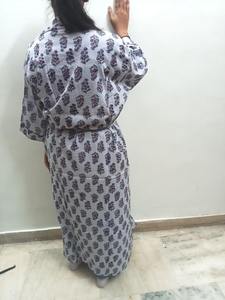 Indian hand block cotton long wear bath robe <b>kimono</b> woman and man stylish <b>beach</b> <b>cover</b> <b>up</b> <b>kimono</b> floral printed printed <b>kimono</b> on - Product Image 5