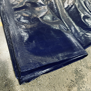 Bâche en PE haute résistance, bleu foncé, haute durabilité, haute performance, bâche longue durée, options de taille et de couleur - Product Image 1