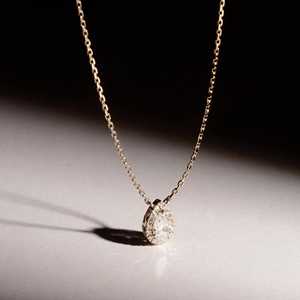 Colgante de Diamante Redondo Cultivado en Laboratorio en Oro Amarillo de 18 Quilates, Sin Cadena, Claridad VS1, Color E, 2.50 Gramos, Joyería Ligera - Product Image 4