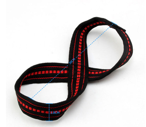 Misha Sports Figura de algodón personalizada de 8 correas de levantamiento de pesas-Diseño antideslizante portátil sin estiramiento de alta calidad - Product Image 6