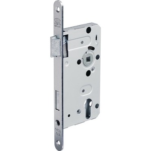 Serrure à mortaise DIN gauche argentée arrondie en zinc moulé sous pression classe 2 BKS 415 PZW 20/55/72/8 mm pour portes intérieures et sécurité des vélos - Product Image 1